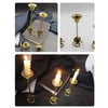 DH2304-01 Rose Carved Metal Candle Holder Bar Decoration Candlelight Dinner Candlesticks, Size: High Black