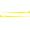 2 PCS/Set D-854 Stripe Pattern Car Modified Decorative Sticker(Yellow)