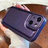 For iPhone 14 Plus Leather Texture TPU Phone Case(Purple)
