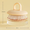 Finger Ring Scalp Massage Comb Air Cushion Comb Household Female Hair Wash Brush(Apricot))