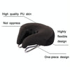 Bicycles Soft Saddle Mountain Bikes Thick Shock Absorption & Comfortable Seat Accessories(Black Red)
