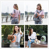 LDLC Green Pet Carrier Backpack, Large (Up to 5kg)