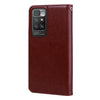 For Xiaomi Redmi 10 Rose Embossed Horizontal Flip PU Leather Case with Holder & Card Slots & Wallet(Brown)