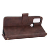 For Alcatel 1S 2021 / 3L 2021 Litchi Texture Zipper Leather Phone Case(Brown)