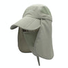 outfly 360 Degree Anti-Ultraviolet Hat Quick Drying Sun Cap, Size: Adjustable(Child Light Gray)