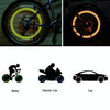 2 PCS Wheel Tyre Lamp With Battery for Car / Motorbike / Bike(Yellow Light)