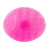 10pcs Cleaning Pad Wash Face Facial Exfoliating Brush SPA Skin Scrub Cleanser Tool(Rose Red)