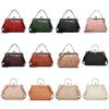 036 Vintage Buckle Handbags Leather Adjustable Crossbody Bag(Apricot)