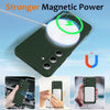 For Samsung Galaxy S25+ 5G Shockproof Silicone Magsafe Phone Case(Dark Green)