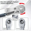 36-Tooth Bi-Directional Ratcheting Screwdriver Set With 4 Double-Ended Bits(Gray)