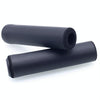 4 Pairs Mountain Folding Bicycle Silicone Foaming Sponge Handle Cover Rubber Shock Absorbing Anti-Slip Handle Set(Black)