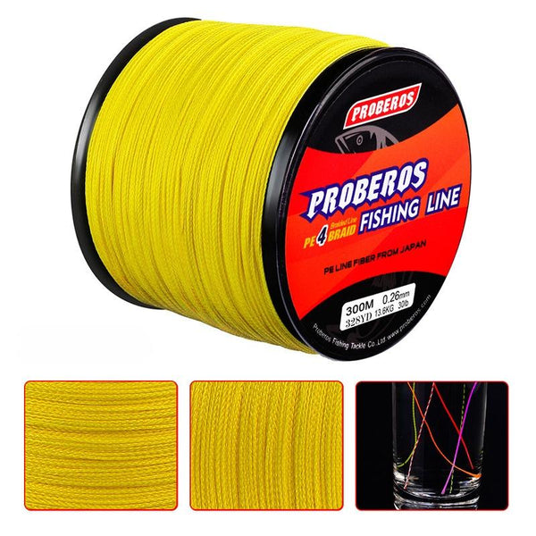 PROBEROS 4 Edited 300M Fish Line, Line number: 0.8 / 10LB(Blue) – Evertrend