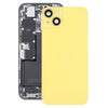 iPhone 14 Yellow Glass Back Cover with Holder