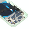 iPhone 12 Mini Green Back Cover with Wireless Charging - Side Keys & Card Tray