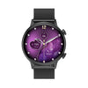 HK39 1.1 inch Smart Silicone Strap Watch Supports Bluetooth Call/Blood Oxygen Monitoring(Black)