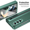 For Samsung Galaxy Z Fold4 Integrated PC + PU Phone Case with Pen / Pen Box(Green)