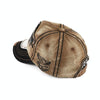 YANG GUAN Eagle Pattern Embroidered Washed Baseball Cap Sun Protection Cap, Size: 58cm(Black)