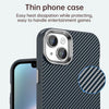 For iPhone 15 Plus Carbon Fiber Series IMD Phone Case(Blue)