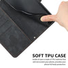 For Xiaomi Redmi K70 / K70 Pro Skin Feel Stripe Pattern Leather Phone Case with Long Lanyard(Black)