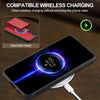 For Samsung Galaxy S25+ 5G LC.IMEEKE L5 Series Detachable RFID Card Bag Magsafe Phone Case(Red)