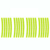 20pcs /Set Car Wheel Reflective Stickers 3D Personal Decoration Tire Warning Stickers(Fluorescence)