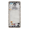 Samsung Galaxy A72 (4G) White LCD & Digitizer Assembly with Frame