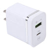 46-A2C2 20W PD + QC3.0 USB Multifunction Fast Charger,US Plug(White)