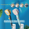 Pressurized Shower Head Four-speed Handheld Shower Set,Style: Electroplating White Filter