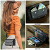 For Samsung Galaxy S25+ 5G CaseMe C36 Card Slots Zipper Wallet RFID Anti-theft Leather Phone Case(Black)