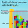 3D Cube Blocks Puzzle Interactive Table Game(Red)
