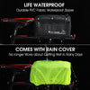 WEST BIKING Electric Bike Back Seat Driving Bag Mountain Bike Riding Waterproof Storage Bag(Black)