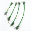 20 PCS Luya Front Wire With Pin Wire Anti-bite Wire, Size:25CM(Green)