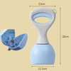 Foldable Poop Scooper with Bags, 28cm, Sky Blue - Small/Medium Dogs