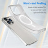 For iPhone 12 Pro Max MagSafe Frosted Translucent TPU + PC Full Coverage Phone Case(White)
