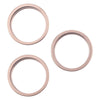 iPhone 16 Pro Max Camera Lens Protector (Gold, 3-Pack)