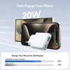 JOYROOM JR-TCF14 20W USB+USB-C / Type-C Fast Charger, Specification:EU Plug(White)