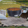Portable Small Outdoor Folding Round BBQ Grill Wild Camping Cooking Tools, Specification: No Storage Bag