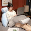 Bedside Cushion Soft-Packed Waist Pillow Sofa Tatami, Size: Medium(Whale)