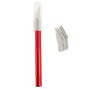WLXY-9311, WLXY Tool Precision Knife with Replaceable Blade for Mat Cutting / Model Making / Etching / Carving / Scoring / Trimming, OAL: 145mm, Size: 121mm x 10mm Diameter(Red)