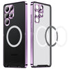 For Samsung Galaxy S25 Ultra 5G MagSafe Magnetic Frosted Metal Phone Case(Purple)