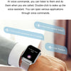 Ochstin 5HK28 1.78 inch Square Screen Silicone Strap Smart Watch Supports Bluetooth Call Function/Blood Oxygen Monitoring(Black)