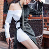 Gun Black Diamond on Black Women Sequined Rhinestone Bow Tie Dance Costume Accessories
