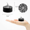 Halloween Electronic LED Candle Light, Color: Yellow Light Flash(Spider Web)