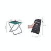 ShineTrip Outdoor Large Folding Stool Outdoor Camping Fishing Portable Folding Stool(Brown)