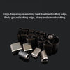 55 Holes Shaped Style Hole Hollow Punch Cutter Set Punching Tool for Leather Belt Phone Holster