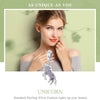 Unicorn DIY Beaded Ladies Bracelet Necklace Accessories S925 Sterling Silver Pendant Beads, Style:Bead+Necklace