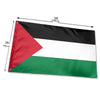 90 x 150cm Palestine Flag No. 4 Polyester Fabric Decorative Flag