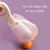 Portable Pooper Scooper with Bags, Purple