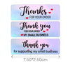 Laser Sticker Baking Sealing Sticker Thank You Gift Decoration Label, Size: 2.5x7.5cm(F152)