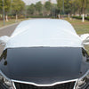 Car Half-cover Car Clothing Sunscreen Heat Insulation Sun Nisor, Aluminum Foil Size: 5x1.8x1.9m